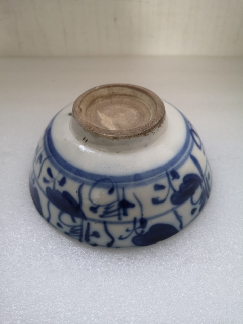 古玩陶瓷福字紋青花碗拍賣,當前價格398元