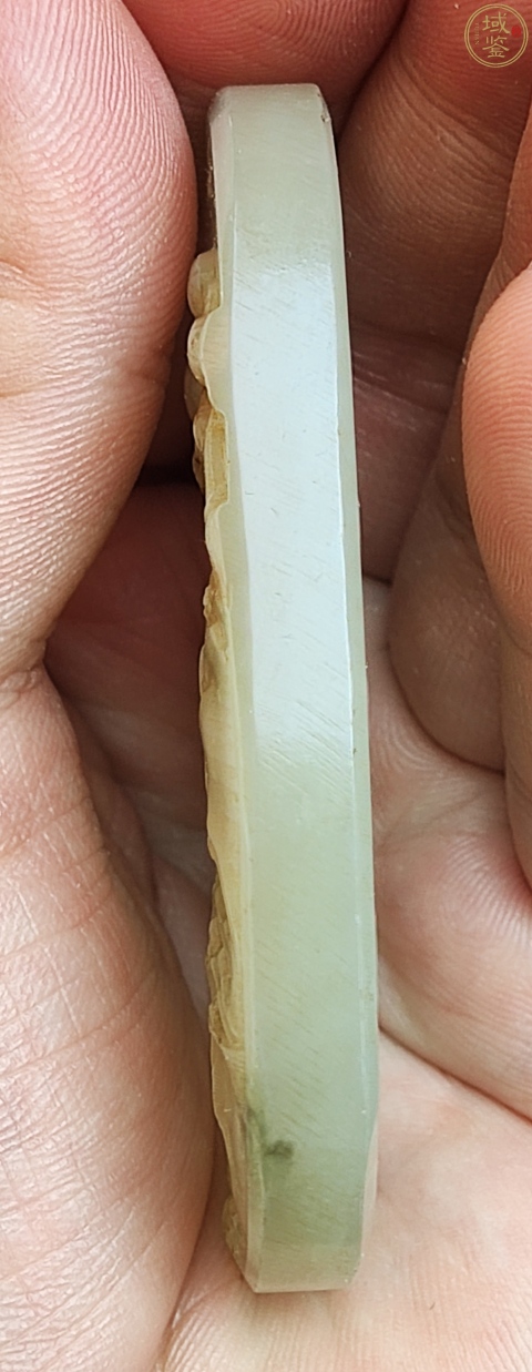 古玩玉器天然和田玉牌拍賣，當前價格1288元