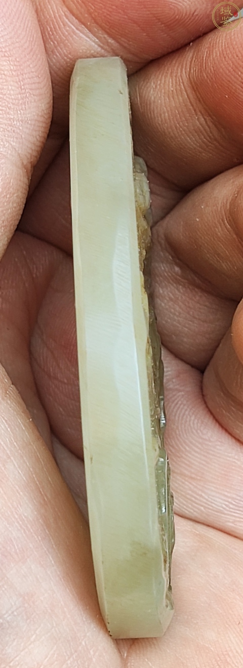 古玩玉器天然和田玉牌拍賣，當前價格1288元