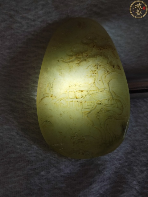 古玩玉器天然和田玉牌拍賣，當前價格1288元