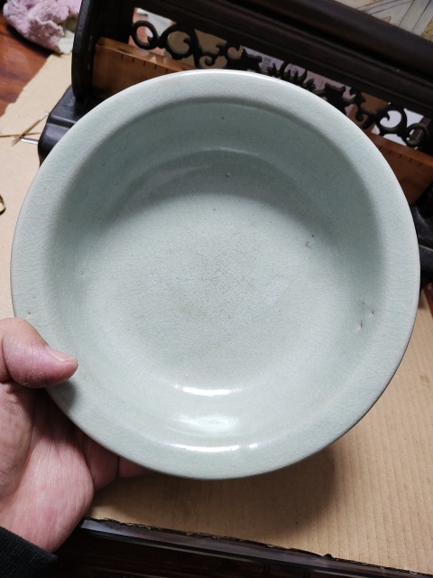 古玩陶瓷哥釉碗拍賣，當前價格4500元