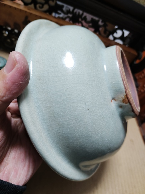 古玩陶瓷哥釉碗拍賣，當前價格4500元