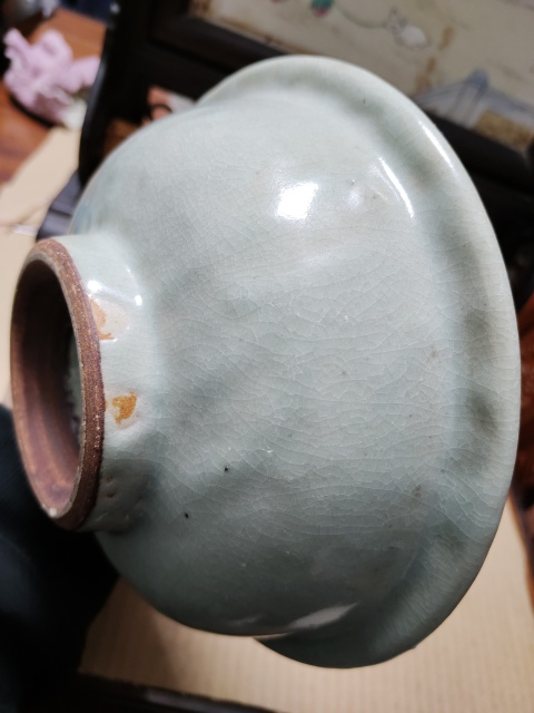 古玩陶瓷哥釉碗拍賣，當前價格4500元