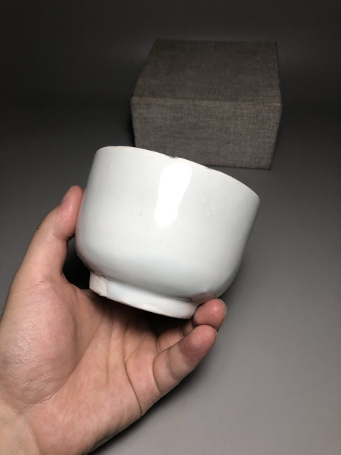 古玩陶瓷漂亮通透青白釉缽式杯拍賣,當前價格999元
