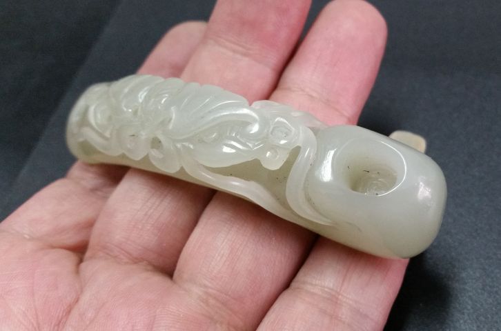 古玩玉器和田玉雕“蝙蝠”拍賣,當前價格380元