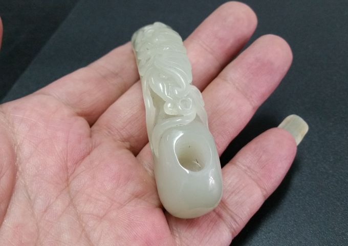 古玩玉器和田玉雕“蝙蝠”拍賣,當前價格380元