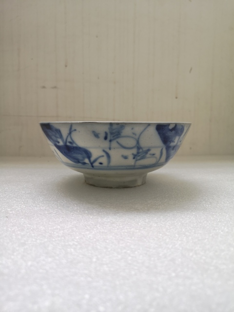 古玩陶瓷清中青花福字碗拍賣，當前價格450元