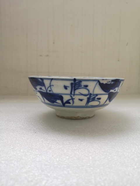古玩陶瓷清中青花碗拍賣,當前價格398元