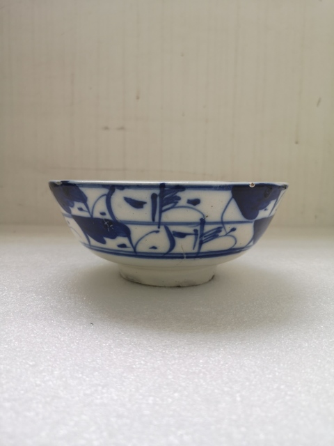 古玩陶瓷清中青花碗拍賣,當前價格398元