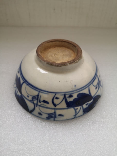 古玩陶瓷清中青花碗拍賣,當前價格398元
