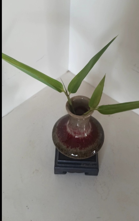 古玩陶瓷三陽開泰品種荸薺瓶拍賣，當前價格6900元