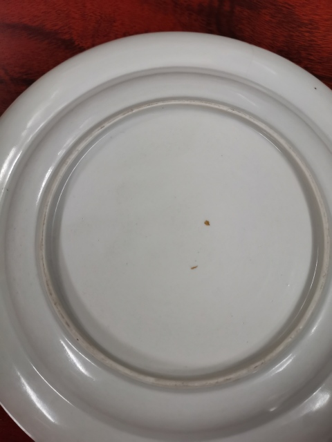 古玩陶瓷清中期粉彩盤拍賣,當前價格1080元