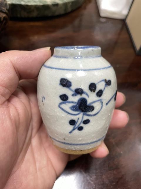 古玩陶瓷明 花卉紋青花水盂拍賣,當(dāng)前價(jià)格1280元