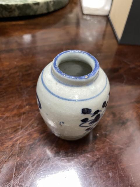 古玩陶瓷明 花卉紋青花水盂拍賣,當(dāng)前價(jià)格1280元