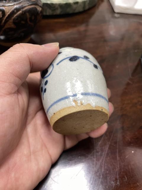 古玩陶瓷明 花卉紋青花水盂拍賣,當(dāng)前價(jià)格1280元