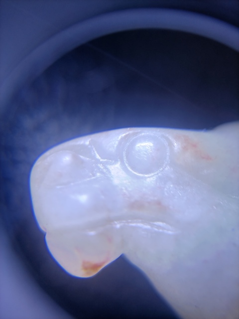 古玩玉器青海玉仿“馬上封侯”擺件拍賣，當前價格380元