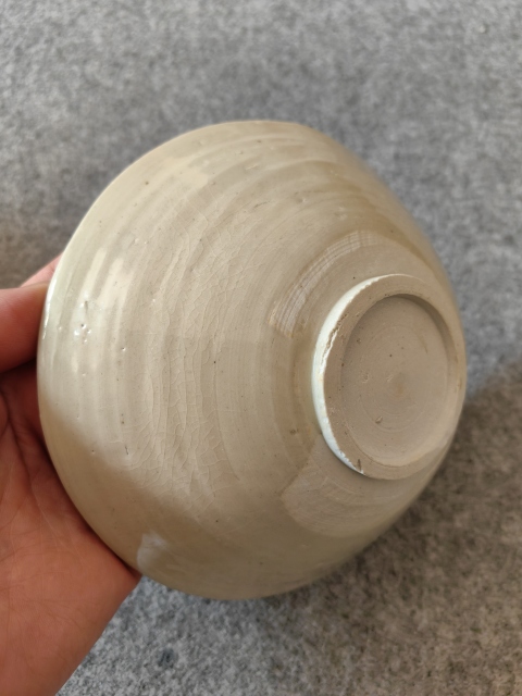 古玩陶瓷青白釉梅花出筋斗笠碗拍賣(mài),當(dāng)前價(jià)格1600元
