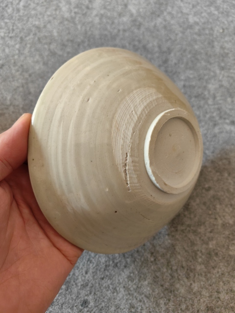 古玩陶瓷青白釉梅花出筋斗笠碗拍賣(mài),當(dāng)前價(jià)格1600元