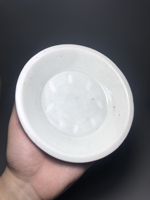 古玩陶瓷精品邢窯五代白釉盤拍賣，當前價格12888元