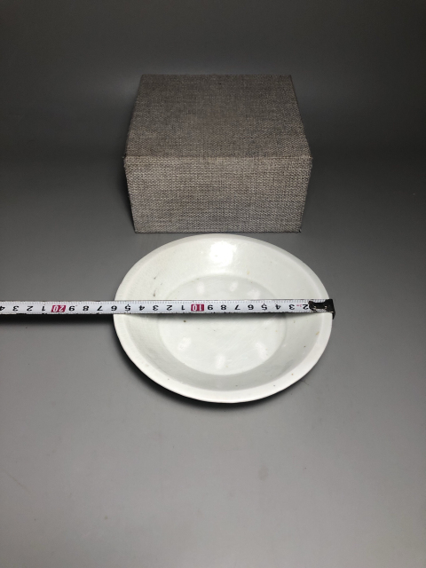 古玩陶瓷精品邢窯五代白釉盤拍賣，當前價格12888元