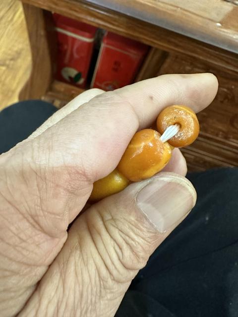 古玩玉器天然老蜜蠟手串拍賣,當前價格22222元
