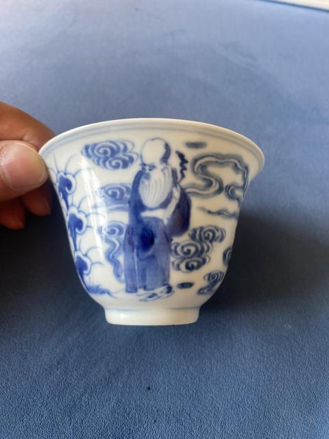古玩陶瓷青花福祿壽紋杯拍賣,當(dāng)前價(jià)格2600元