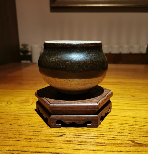 古玩陶瓷元.黑釉茶入拍賣,當前價格2600元