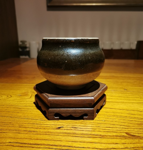 古玩陶瓷元.黑釉茶入拍賣,當前價格2600元