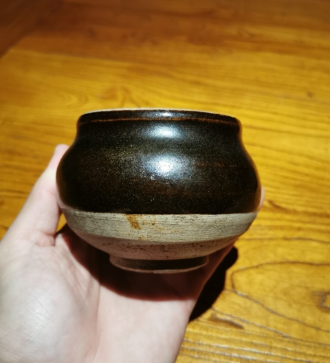 古玩陶瓷元.黑釉茶入拍賣,當前價格2600元