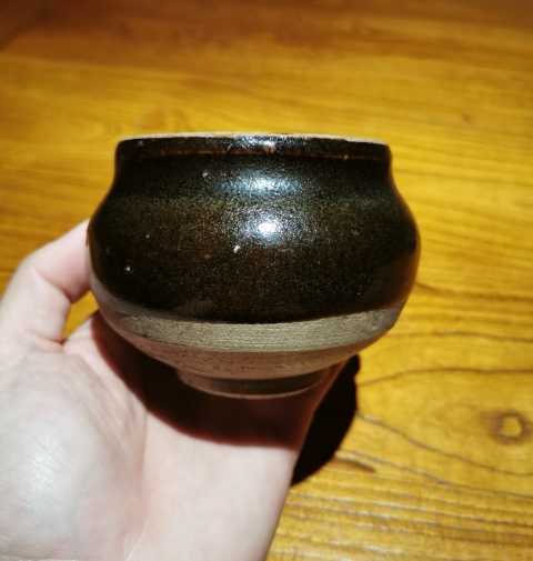 古玩陶瓷元.黑釉茶入拍賣,當前價格2600元