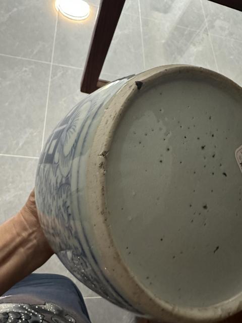 古玩陶瓷青花淡描花卉紋喜字罐拍賣,當前價格2500元