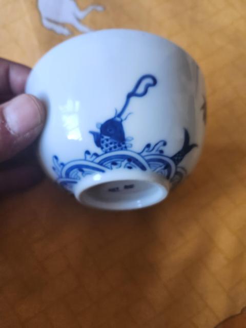 古玩陶瓷內府款魚龍變化青花碗拍賣,當前價格1888元