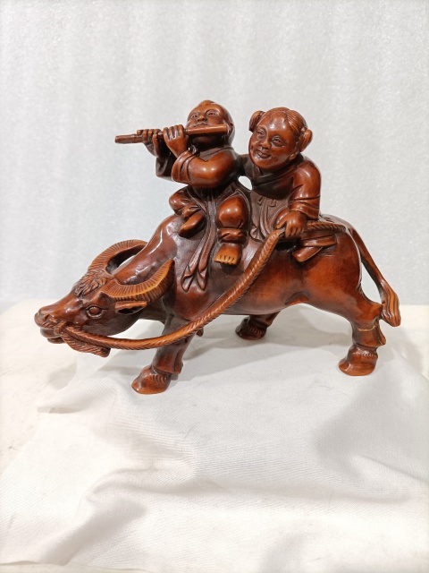 古玩雜項(xiàng)黃楊木雕拍賣，當(dāng)前價(jià)格800元