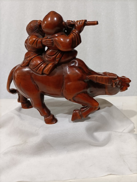 古玩雜項(xiàng)黃楊木雕拍賣，當(dāng)前價(jià)格800元