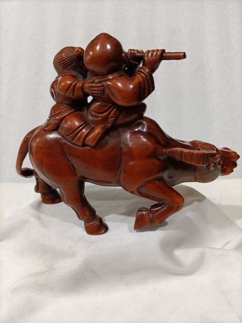 古玩雜項(xiàng)黃楊木雕拍賣，當(dāng)前價(jià)格800元