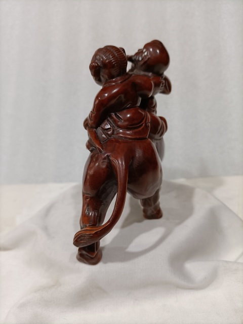 古玩雜項(xiàng)黃楊木雕拍賣，當(dāng)前價(jià)格800元