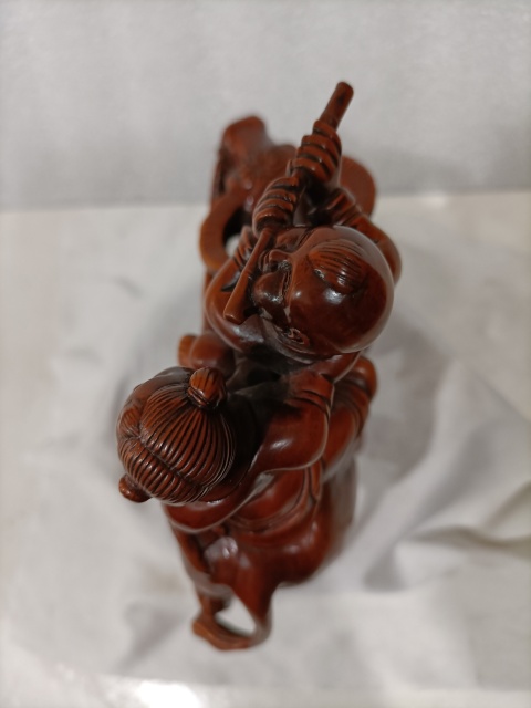 古玩雜項(xiàng)黃楊木雕拍賣，當(dāng)前價(jià)格800元