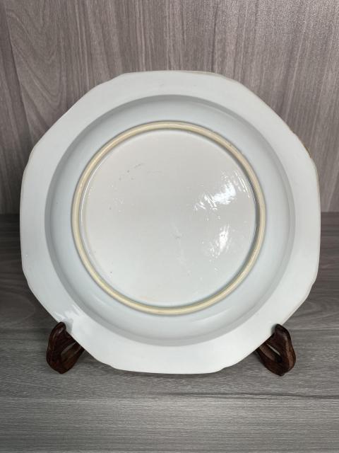 古玩陶瓷清康雍 極品青花雙鹿圖八方盤拍賣，當(dāng)前價格1960元