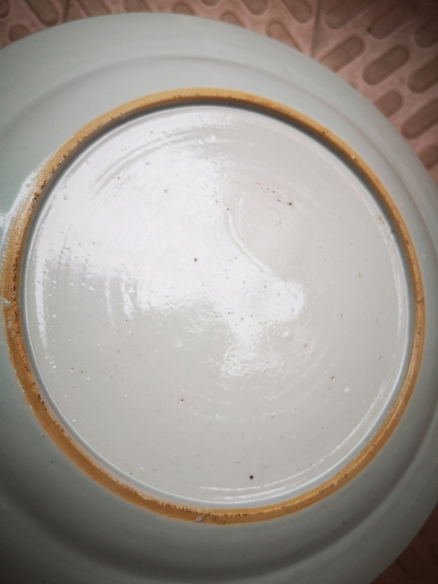 古玩陶瓷清康熙·精品青花礬紅描金花卉紋盤拍賣，當前價格2999元