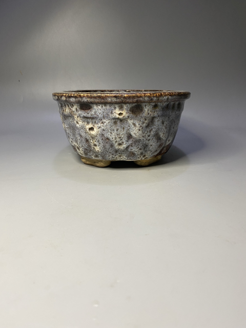 古玩陶瓷鈞釉花盆拍賣,當前價格700元