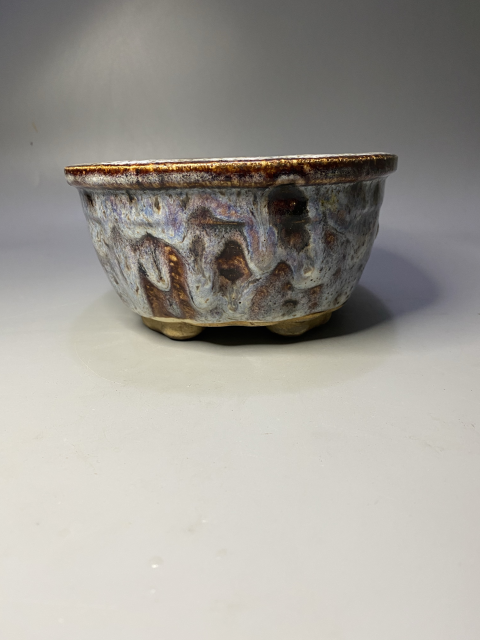 古玩陶瓷鈞釉花盆拍賣,當前價格700元
