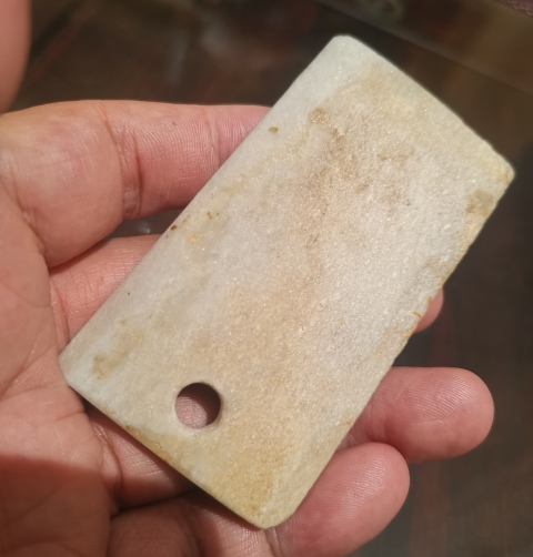 古玩玉器地方玉錛拍賣,當前價格500元