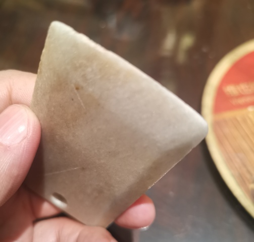 古玩玉器地方玉錛拍賣,當前價格500元