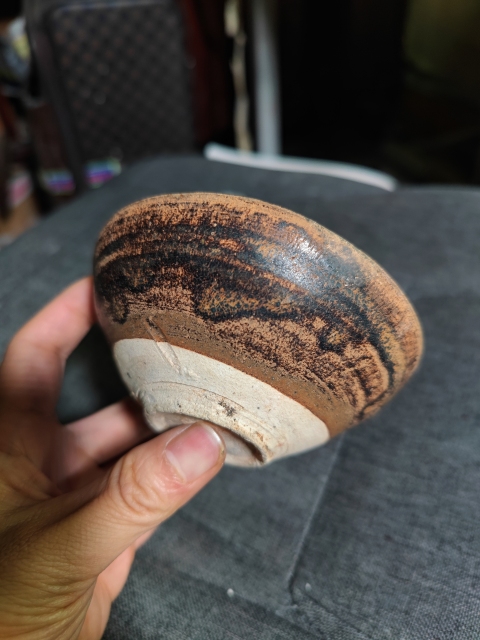 古玩陶瓷南宋 吉州窯窯變釉茶盞拍賣,當前價格399元