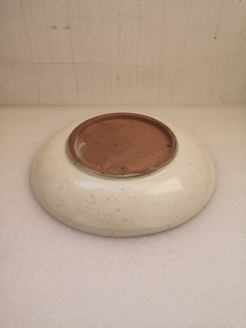 古玩陶瓷花卉紋青花盤拍賣，當前價格450元