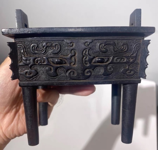 古玩銅器清中期爐子拍賣，當前價格58600元