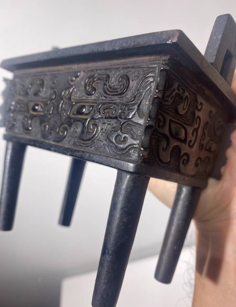 古玩銅器清中期爐子拍賣，當前價格58600元