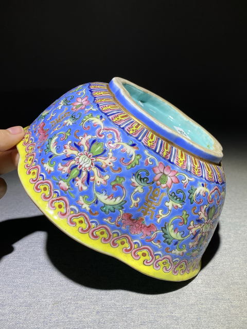 古玩陶瓷福壽紋粉彩花口碗拍賣,當(dāng)前價格6600元