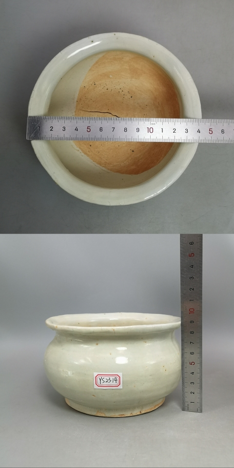 古玩陶瓷明早期青白釉爐拍賣,當前價格1280元