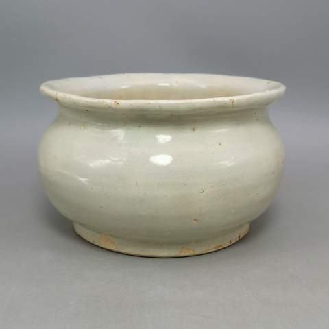 古玩陶瓷明早期青白釉爐拍賣,當前價格1280元
